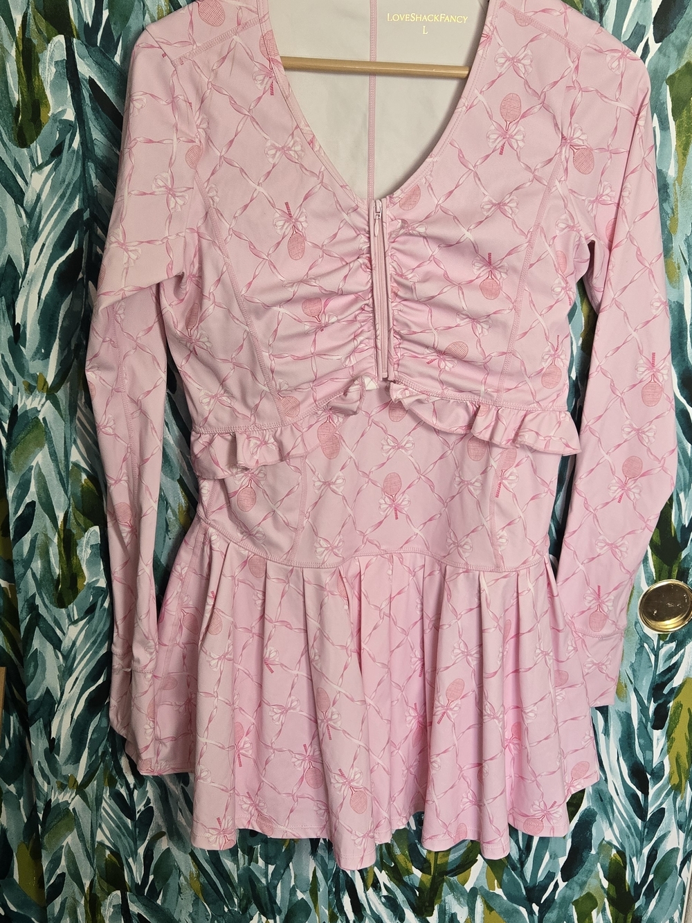 LoveShackFancy Pickleball Hubert Mini Dress - Picture 9 of 9